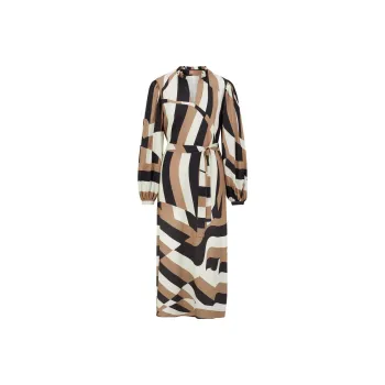 HUGO BOSS Long Sleeved Dresses Women's Brown
