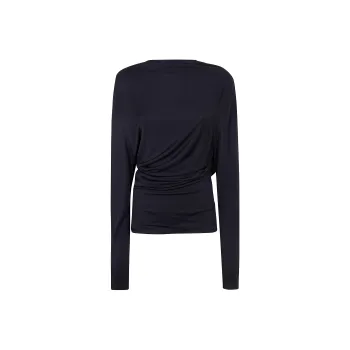 Jacquemus Draped Long Sleeved Mini Dress