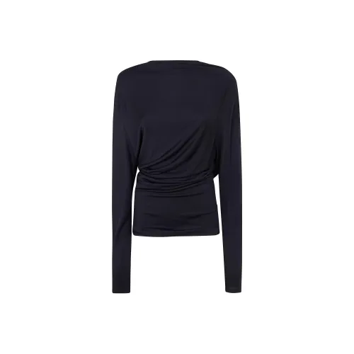 Jacquemus Draped Long Sleeved Mini Dress