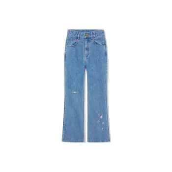 LiNing Jeans Women's Light Denim Blue