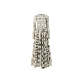 Giambattista Vall Macramé Silk Gown