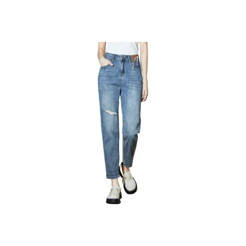 SMEN Jeans Women's Denim Blue