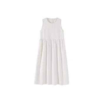 Hacikis Sleeveless Dress Women's Wengeri White
