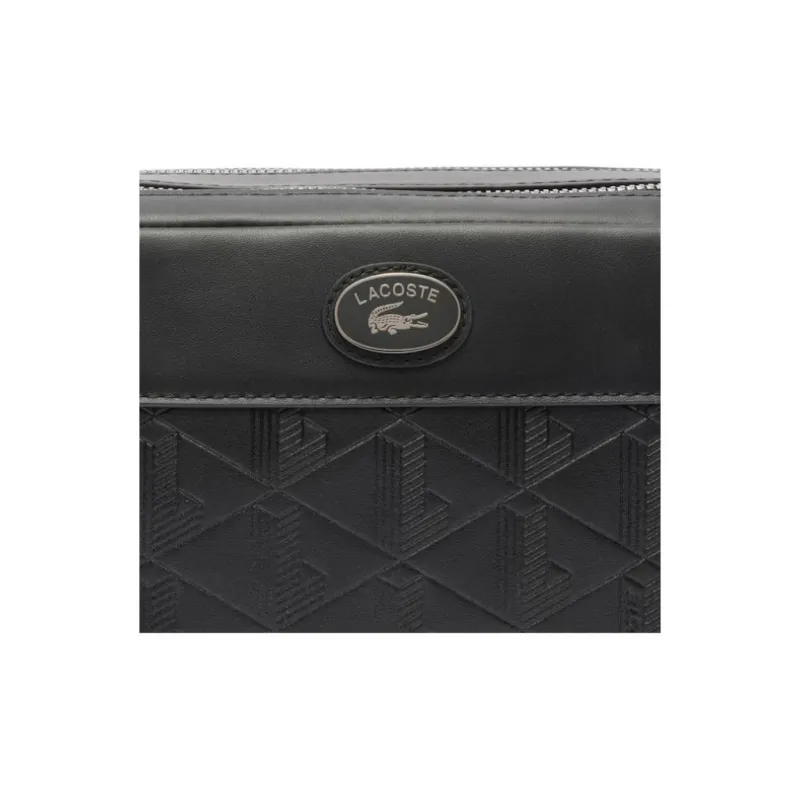 LACOSTE Polyurethane Clutch Unisex Black-3