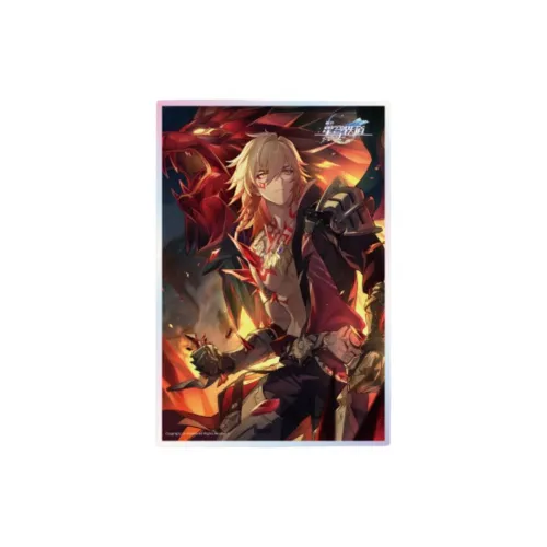 Crash  Star Dome Railway Light Cone Collection Blood And Fire, Burning The Path Ahead Anime Artboard Prints