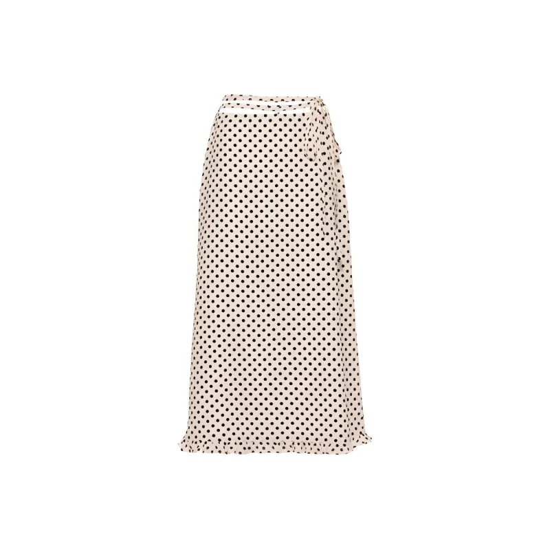MIU MIU Casual Long Skirts Women's Ivory-0