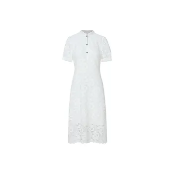 Firststation Short Sleeved Dress Women's White