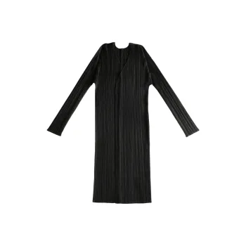 PLEATS PLEASE ISSEY MIYAKE Basics Coat 'Black'