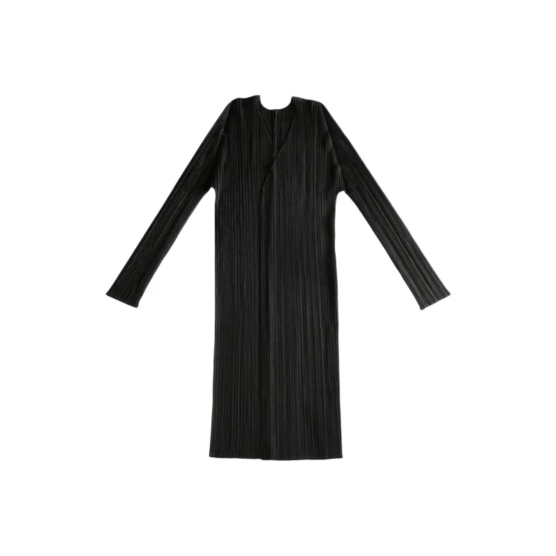 PLEATS PLEASE ISSEY MIYAKE Basics Coat 'Black'-0
