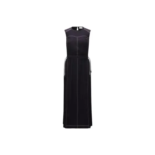 Moncler Logo patch Pleated Midi Dress