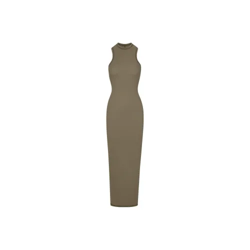 Skims Sleeveless Dresses Women's ARMY MULTI/Army Multifunction