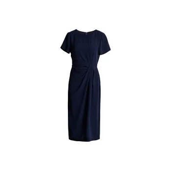 ROEYSHOUSE Short Sleeved Dresses Women's Dark Blue