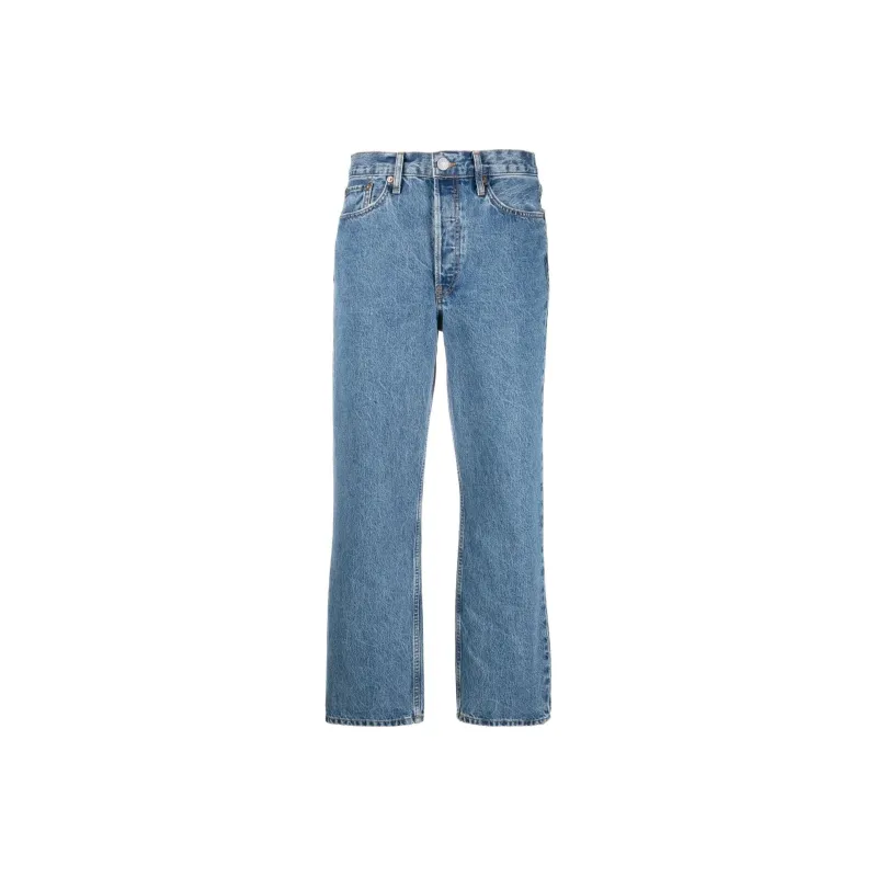 RE/DONE High waisted Straight leg Jeans-0