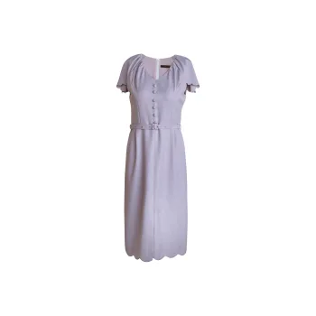 ROEYSHOUSE Short Sleeved Dress Women's Taro Purple