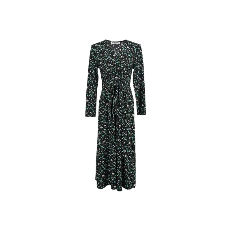 MISSSHINE Long Sleeved Dresses Women's Green-0