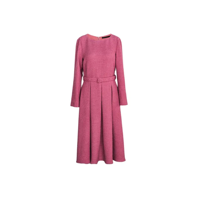 ROEYSHOUSE Long Sleeved Dresses Women's Rose Red-0