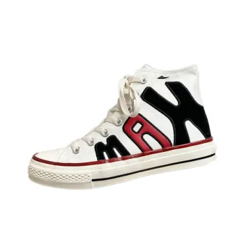 Kuding Slip Resistant, Abrasion Resistant, Breathable, Lightweight High Top Canvas Shoes Men's