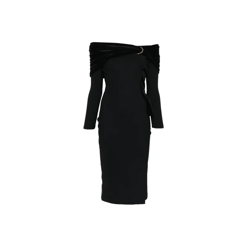 CHIARA BONI La Petite Robe Panelled design Midi Dress-0