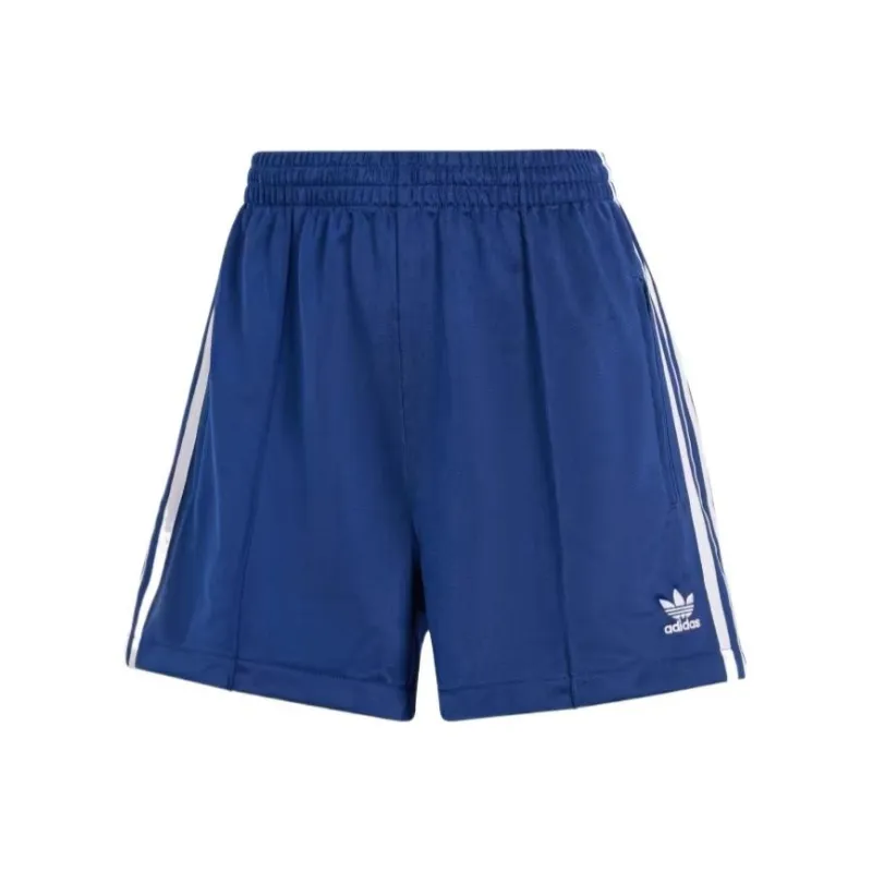 Adidas Women's 3 Stripes French Terry Shorts Dark Blue-0