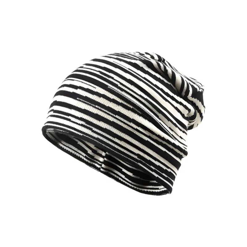 BAIJUAN Beanies Unisex Black/White-0