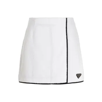 PRADA SS22 Casual Short Skirts Women's White