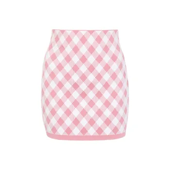 BALMAIN Casual Short Skirts Women's Pink