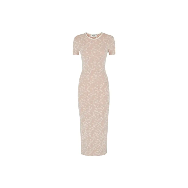 FENDI Floral jacquard Dress-0