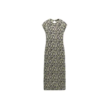 ZARA Short-Sleeved Dresses Women's Oil Blue