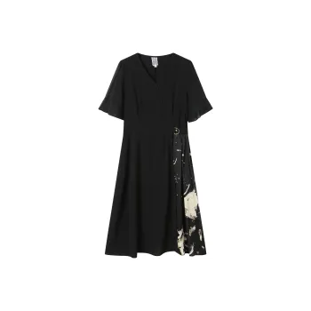 Korean Style Short Sleeved Dress Women's