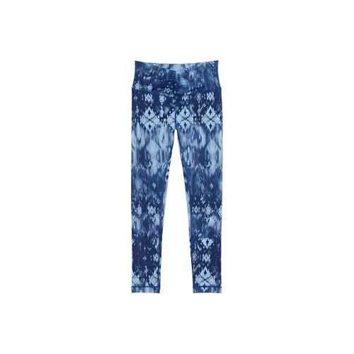 Victoria's Secret VS Sport Leggings Women's Blue Print