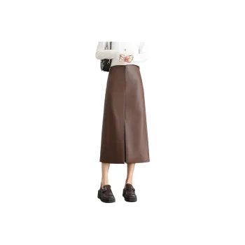 【dme】 Leather Long Skirts Women's