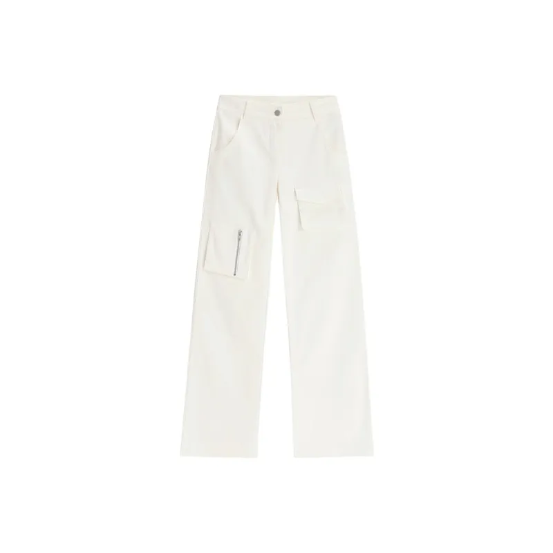 Kazakhstan Cargo Pants Women's White-7