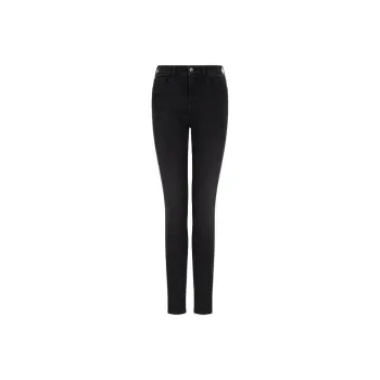 EMPORIO ARMANI J20 High waisted Super skinny Leg Jeans In Stone wash Comfort Denim