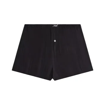 KITH Women's 2024 Summer Collection SS24 Sheer Stripe Bover Short Casual Shorts Women's Black