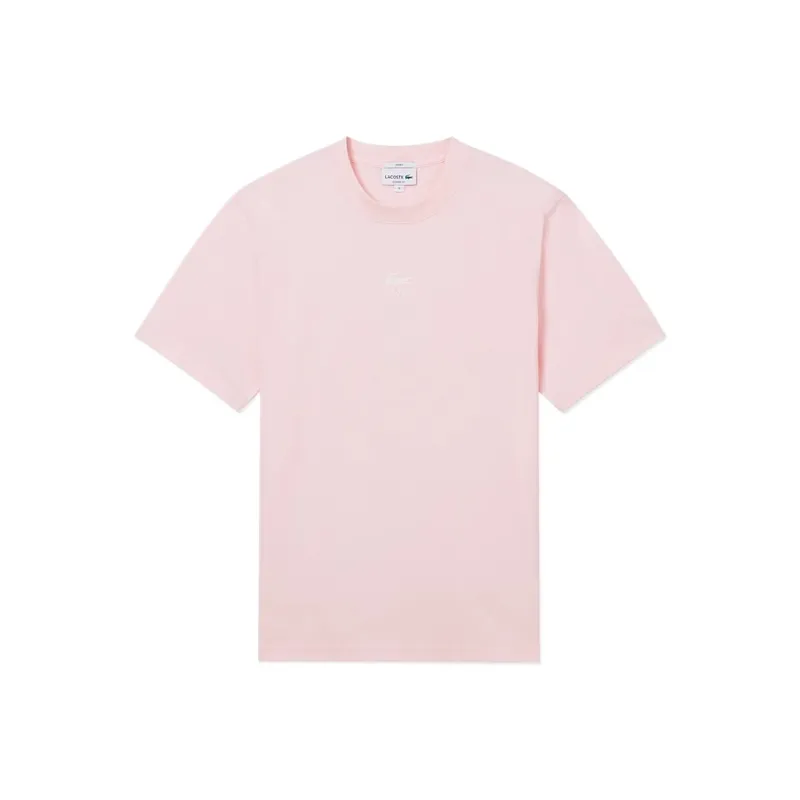 LACOSTE Signature print T shirt-6