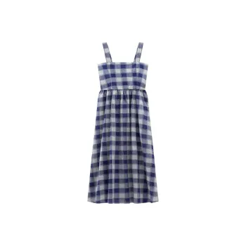 WOOLRICH Check-print Voile Maxi Dress