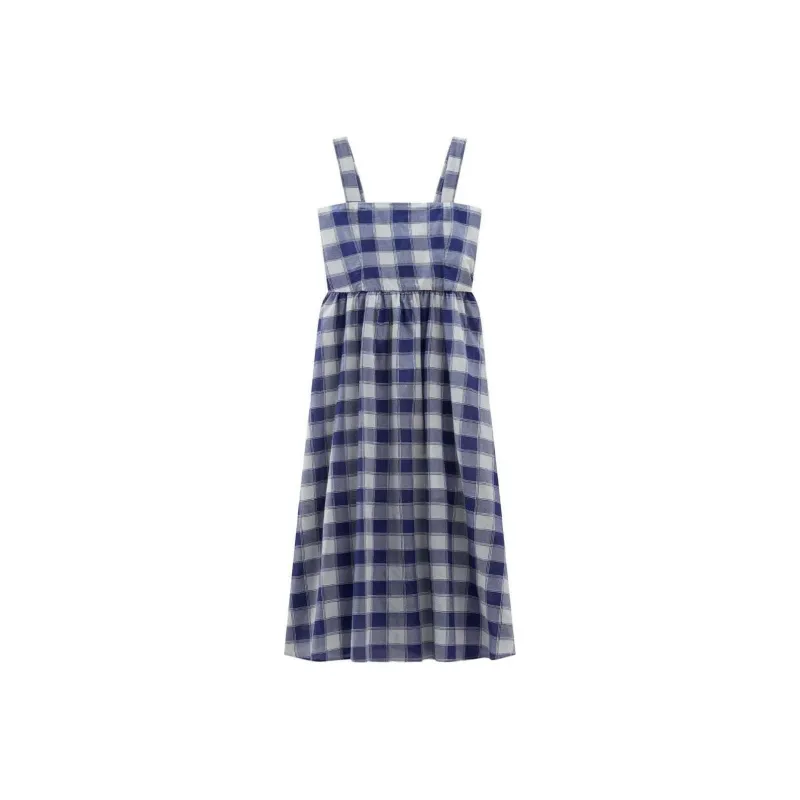 WOOLRICH Check-print Voile Maxi Dress-0