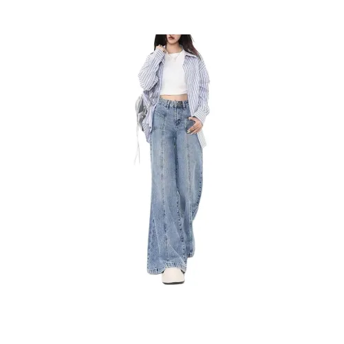Kele Coco Jeans Women's Light Blue