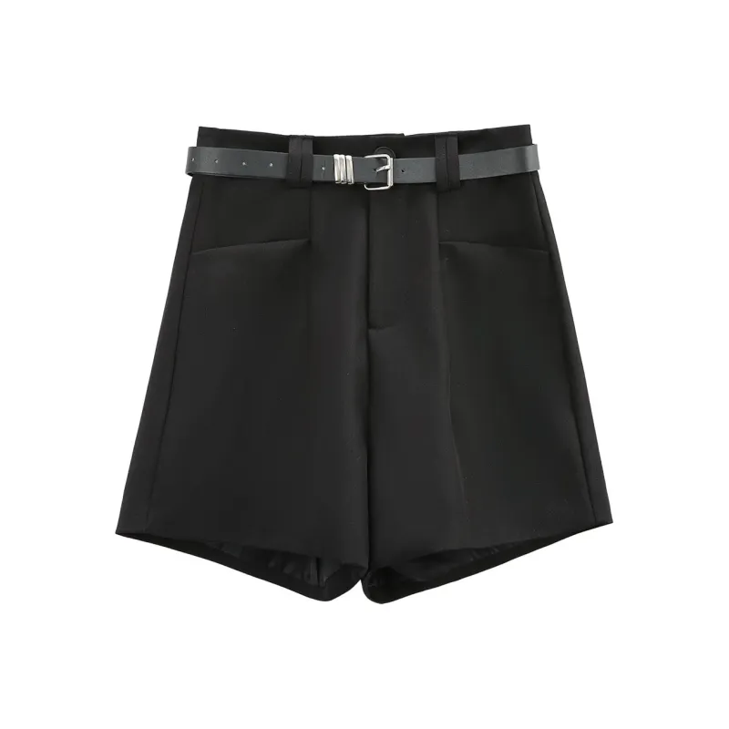 A Paradise For Awakening Casual Shorts Women's Black-0