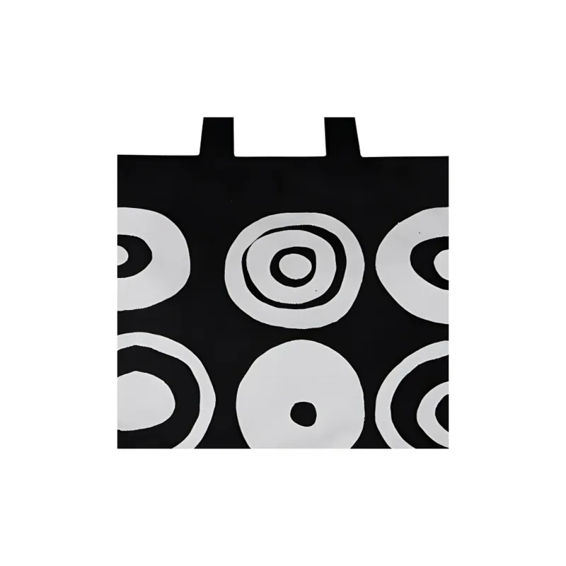 10 CORSO COMO Cotton Tote Bag, Shopping Bag, Handbag Unisex Black & White-3