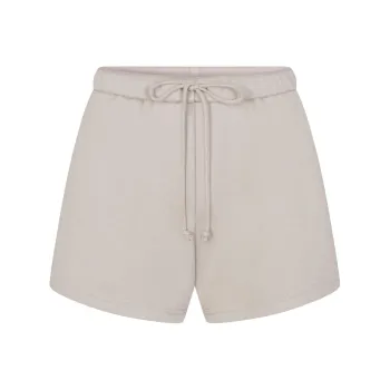 SKIMS COTTON FLEECE CLASSIC SHORT Casual Shorts Women's STONE/Stone Color
