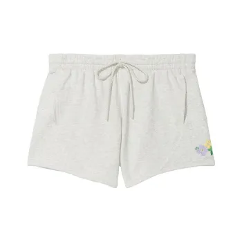Victoria's Secret PINK IVY FLEECE CURVED HEM SHORTS/Stone Grey Casual Shorts Women's Lime Gray