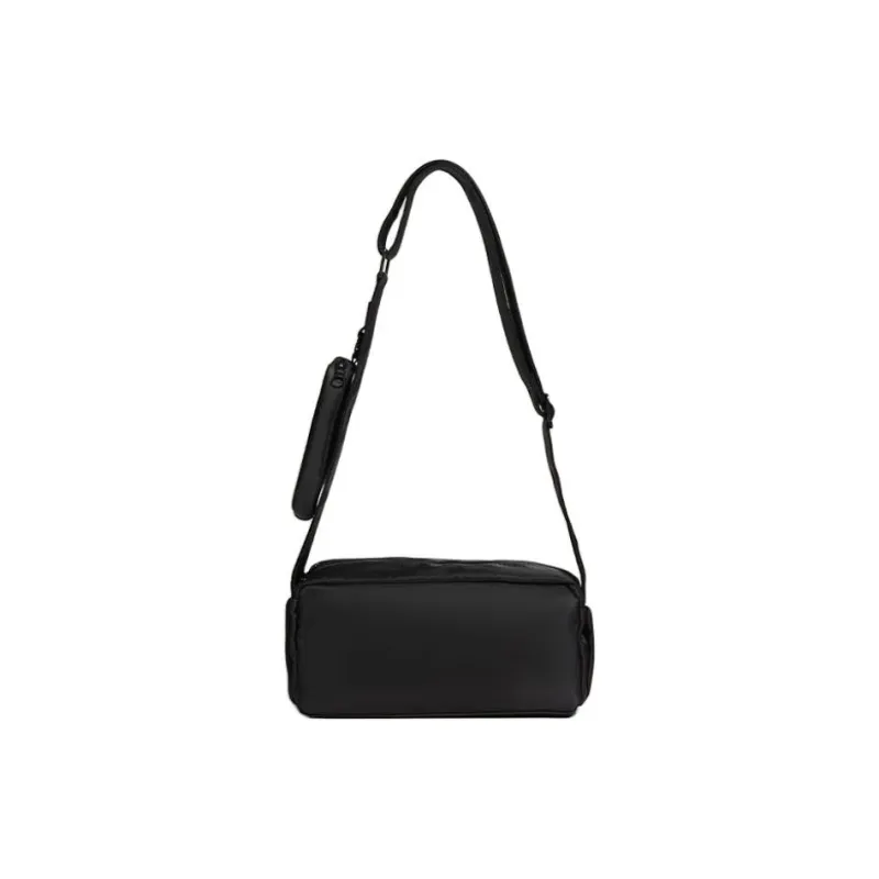 VIHUS Oxford Shoulder Bag Regular Unisex Black/Red-4