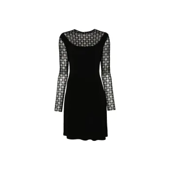 Givenchy 4G Flocked Midi Dress