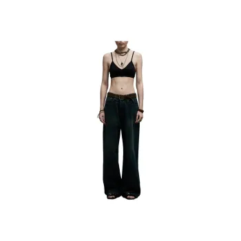 R13 SS24 Jeans Women's Camden Navy Blue