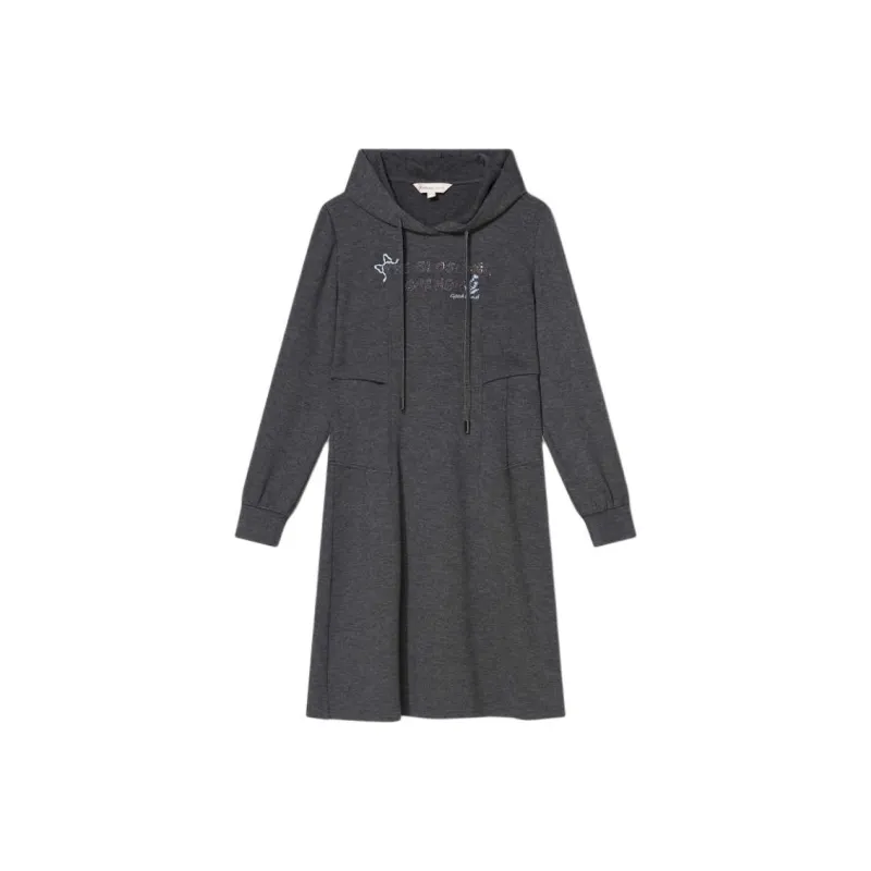 Goodland Long Sleeved Dresses Women's Dark Gray-0
