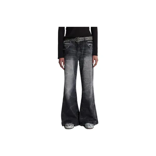 Jaded London Jeans Unisex Washed Black