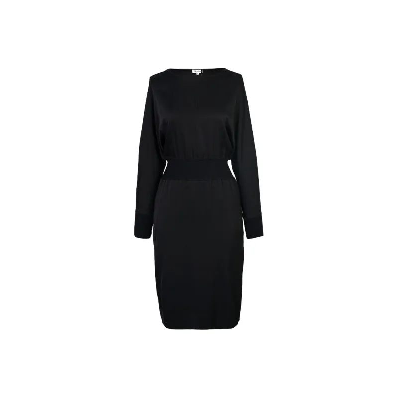 LILIXIUKE Long Sleeved Dresses Women's Black-0