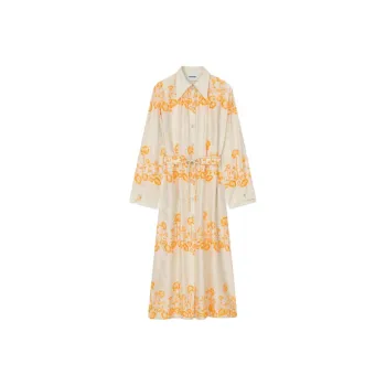 NANUSHKA Long-Sleeved Dresses Women's Woodblock Print Floral