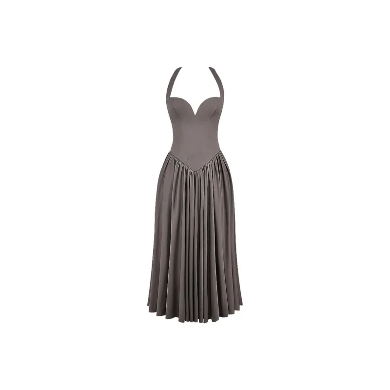 HOUSE OF CB COQUETTE Slip Dresses Women's GREY/Gray-4